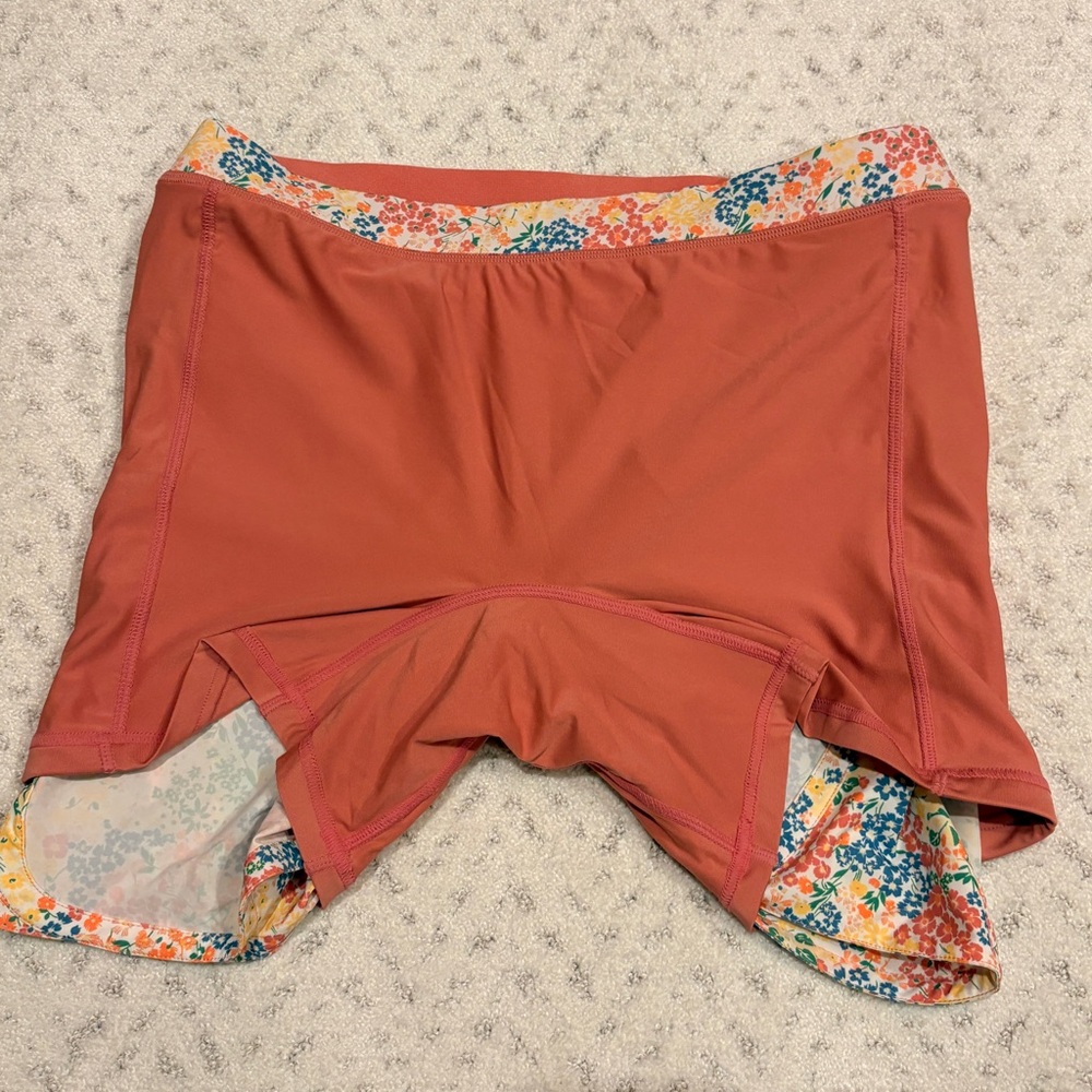 Ralph Lauren RLX Floral Skort Women Medium Multicolor Pockets Golf Tennis Preppy - Picture 11 of 12